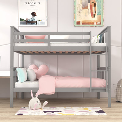 Erasmia Kids Full Over Full Bunk Bed