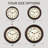 Wall Clock Silent Non Ticking Classic Battery Operated Clocks, Decorative For Living Room, Bedrooms, Bathroom, Kitchen Office
