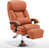 Orange Faux Leather