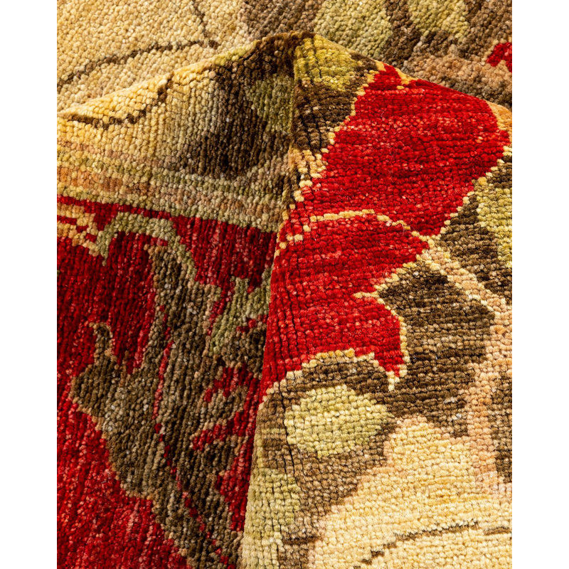 Overyed One-of-a-Kind Rectangle 4'1" X 6'3" Hand Knotted Area Rug