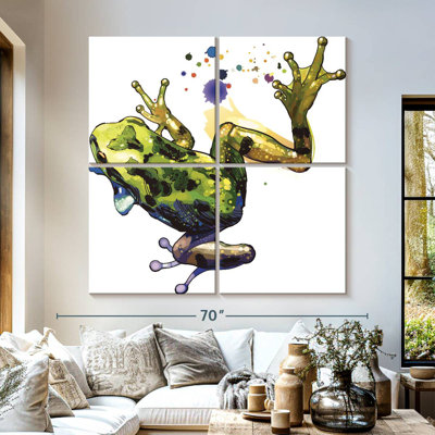 Éclaboussure de couleur grenouille Brampt