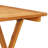 2 - Person Wood Patio Dining Set with Square Table
