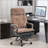 Office Chair with Polyester Upholstered, Swivel, Adjustable Height