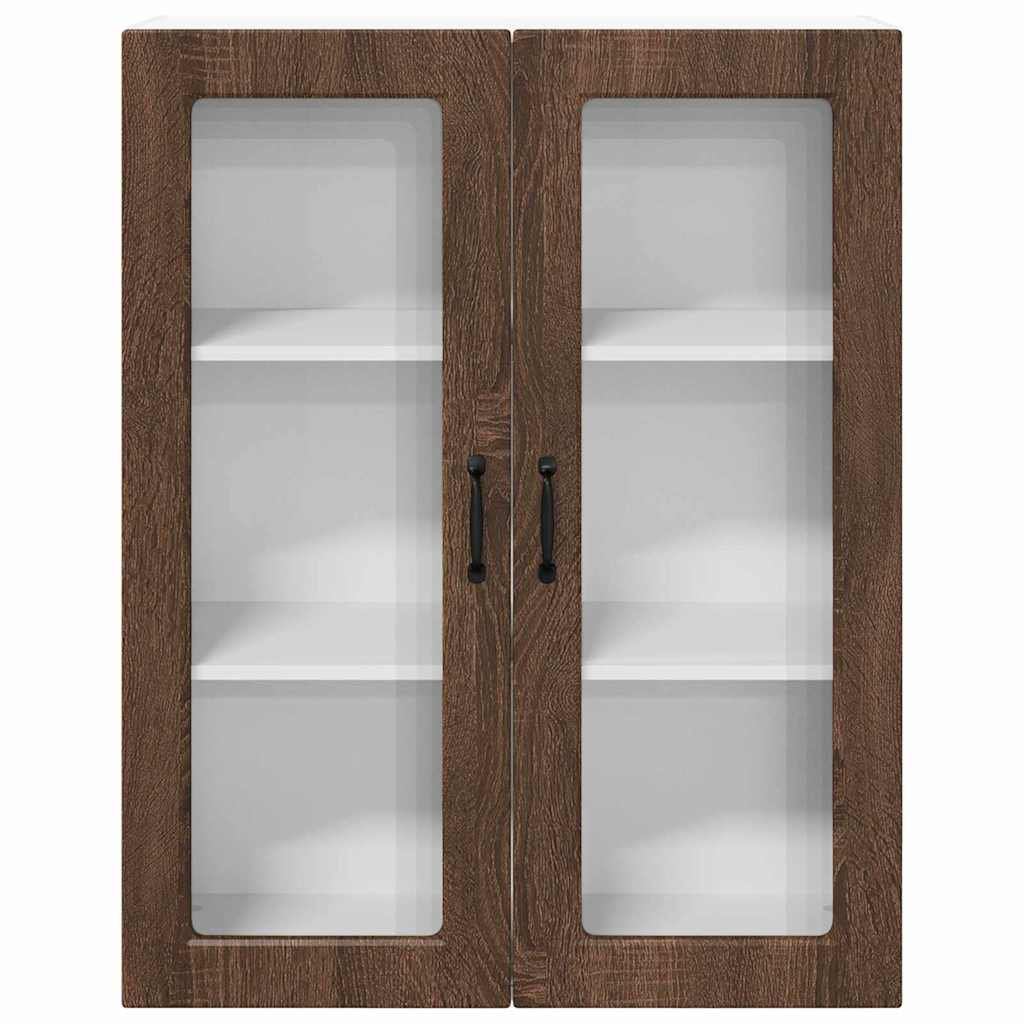 Vidaxl Kitchen Wall Cabinet Brown Oak 60 X 31 X 100 Cm Engineered Wood