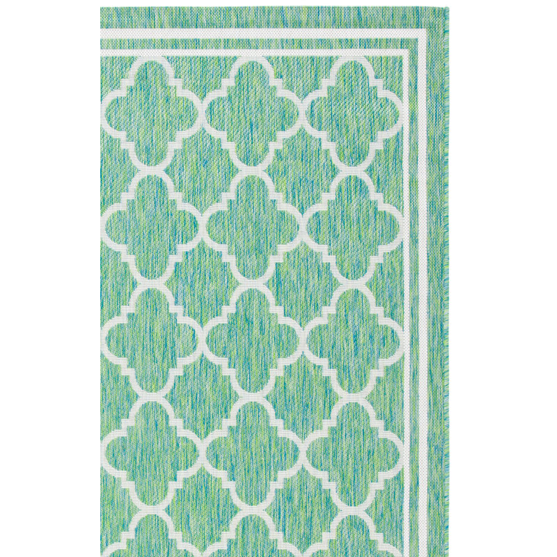 Almine Performance Geometric Indoor/Outdoor Area Rug, Rectangle 2'7" x 5'