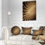 Grand coussin lombaire en fleur symétrique floral