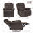 Small Rocker Swivel Recliner Chair For Adults Women For Small Spaces, Bedroom, Living Room-226291285