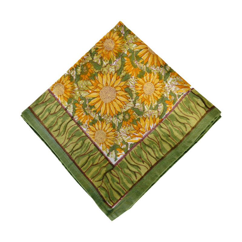 Serviette en coton 19 po Nicholes, Vert