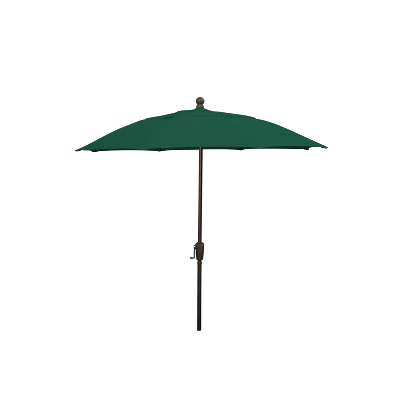 Parasol de marché 8 pi Home Patio, Bronze champagne, Vert forêt