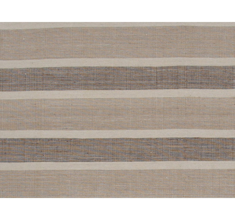 Custom Striped Area Rug in Brown