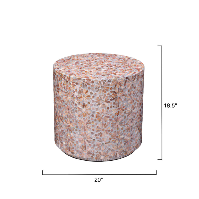 Marigold Mother of Pearl  Side Table