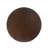 16" Ribbed Brown Concrete Outdoor Side Table With Hourglass Design – Weather-Resistant Accent For Patio, Garden, Or Balcony