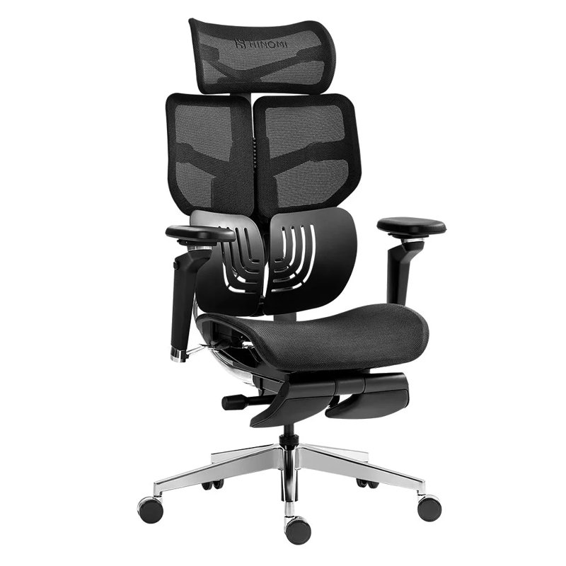 Chaise de bureau ergonomique HINOMI X1, Noir, noir, noir, noir, Petit