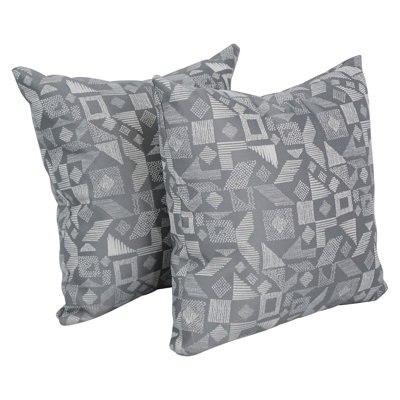 Geometric Reversible Throw Pillow