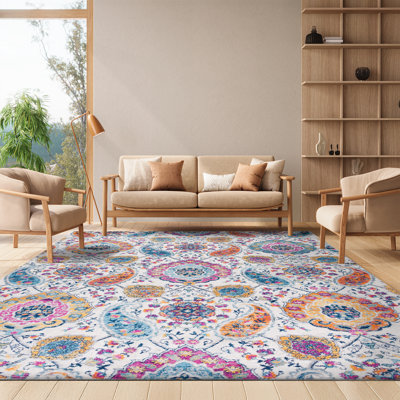 Felty Paisley Area Rug
