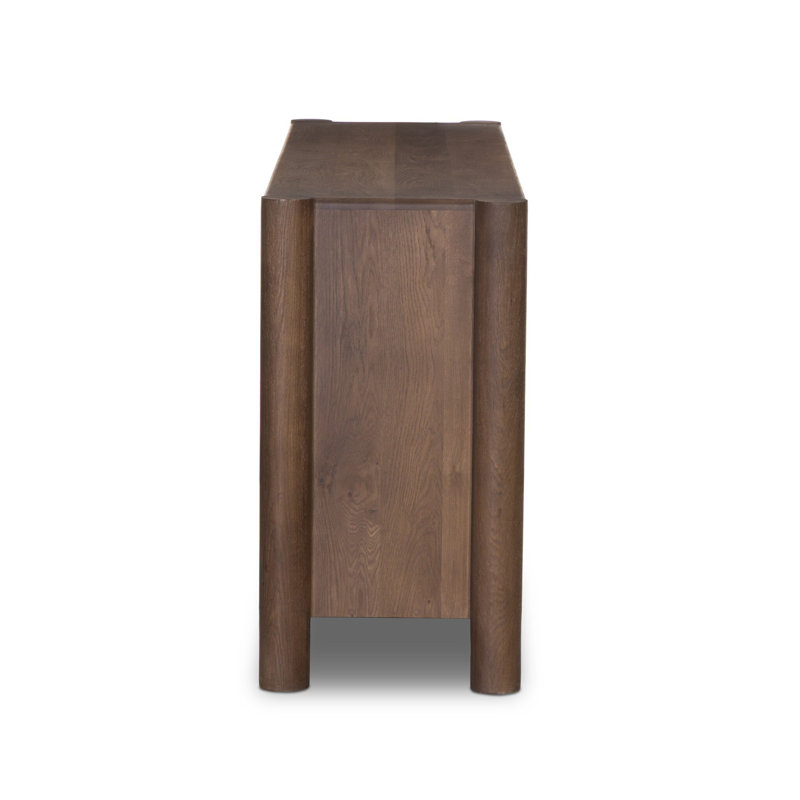 Ezri 67 in. W Solid Wood Sideboard, Cocoa Oak