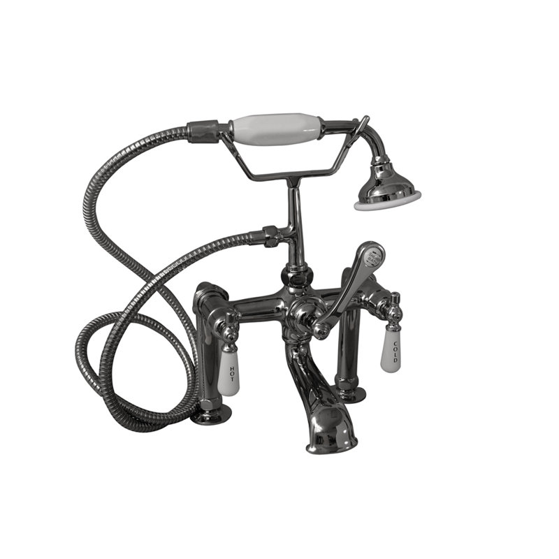 Baignoire en fonte trempée 68 "x 31" avec robinet Cadmus