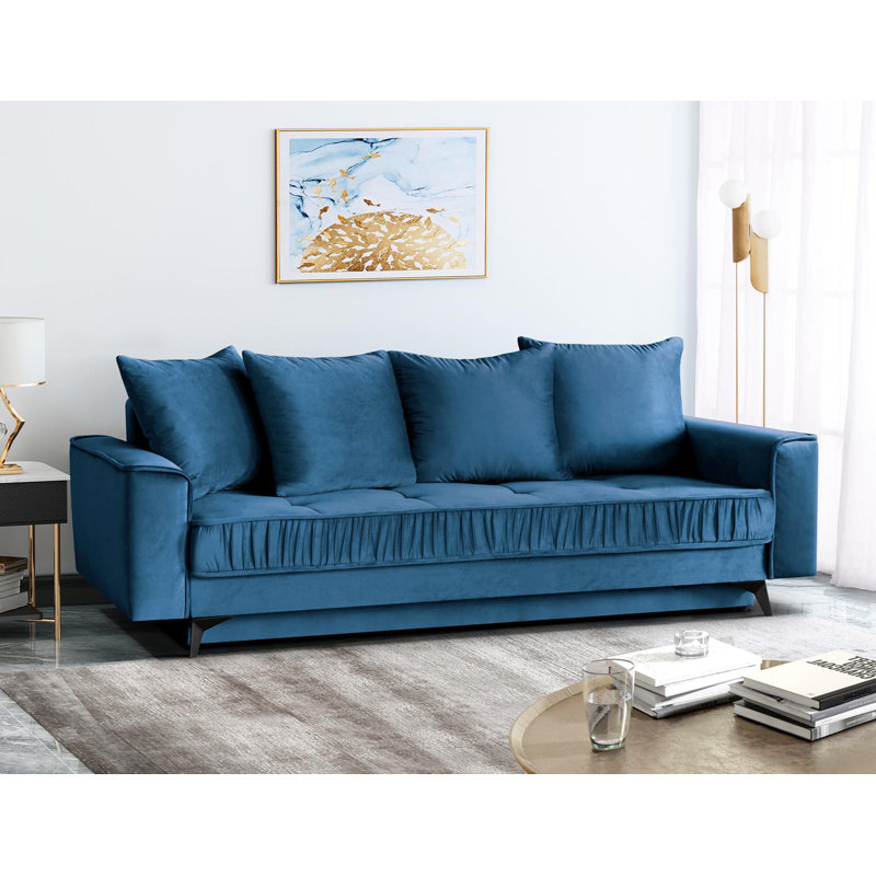 3 Seater Sofa, Blue