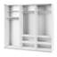 Nely Manufactured Wood Wardrobe-1504959090