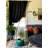 Cillian 60.5'' Black/Satin Brass LED Task Floor Lamp