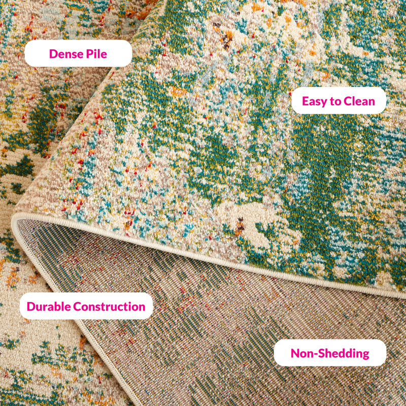 Madison Performance Abstract Rug, Rectangle 8' x 10'