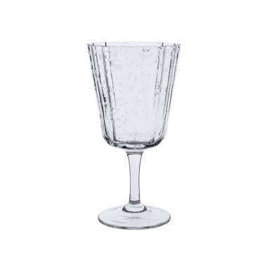 Wine Glasses Set of 6 - Long Stem Crystal Hexagon Shaped Wine  Glass Set - Large, Beveled, Diamond Shape Sides Lets Wines Breathe: Wine  Glasses