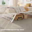 Structure de lit simple avec lit gigogne escamotable avec roulettes verrouillables, plateforme en métal pliable pour lit de jour-1037006916