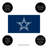 Full Color PVC Mat, 16" x 28", Dallas Cowboys