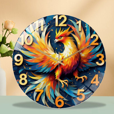 Horloge murale colorée Phoenix