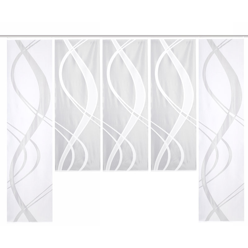 Mccourt Semi Sheer Curtain Panel Pair, Width 57 x Drop 245 cm