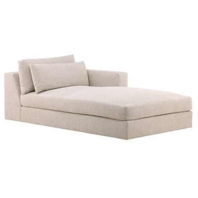 Chaise longue avec accoudoirs gauche Léone