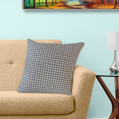 Efrem Polka Dots Feather Reversible Throw Pillow