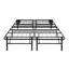 Structure de lit pliable en métal, conception à profil haut sans outils