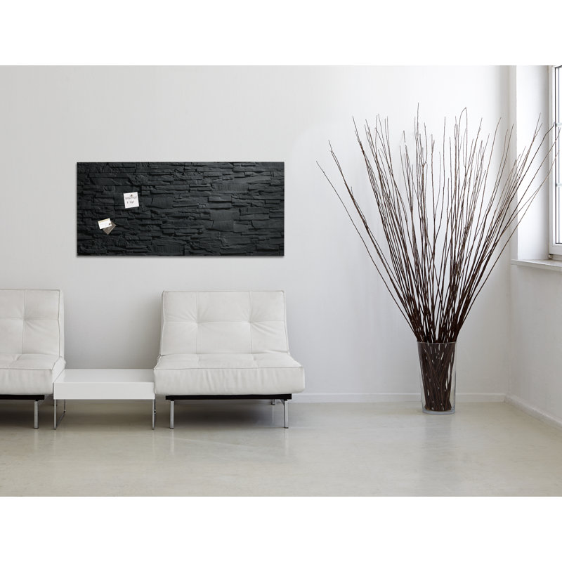 Artverum Wall Mounted Magnetic Unframed Glass Board, 46cm H x 91cm W x 91cm L