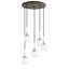 Luminaire suspendu tambour grappe 5 lumières Romona-1734378727-1734378779