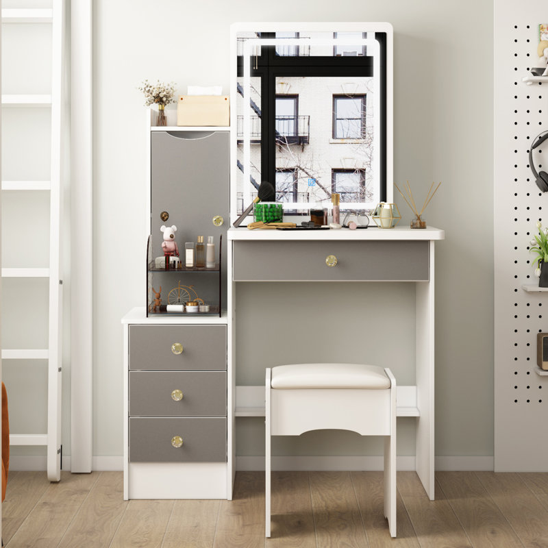 Coiffeuse Jauneta, Blanc