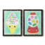 «Ice Cream Alphabet», peinture sur toile 2 pièces-988381102-988381100