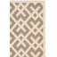 Tapis d'intérieur / extérieur à motif géométrique brun / brun clair Arneshia-1911899731