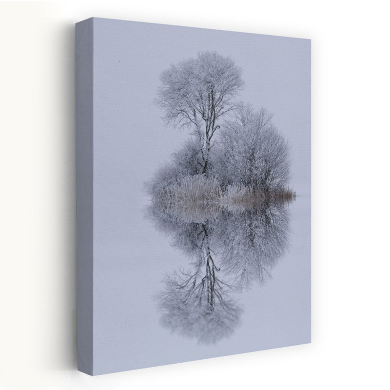 Art contemporain, paysage paisible paisible paysage serein tranquille, H 24 po x l 16 po