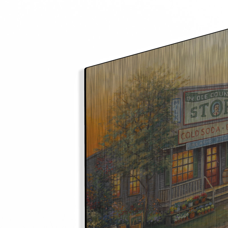 «Old Country Store» par John Zaccheo, H 12 po x l 16 po