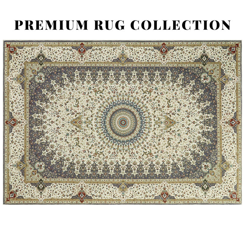 Aspire Homeware Traditional Medallion Area Rug, Rectangle 120 x 170 cm