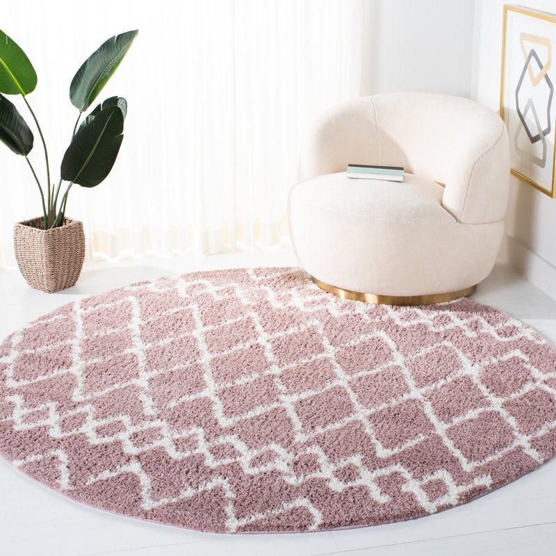 Triplett Performance Geometric Rug, Round 6'7"