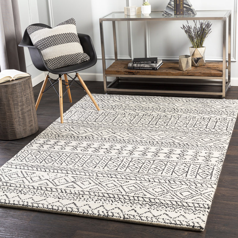 Dunstable Wool Geometric Indoor Rug, Rectangle 8'10" x 12'