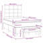  Lit sommier tapissier avec matelas rose-1312180354