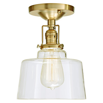 Shumway Glass Semi Flush Mount