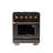 KUCHT 30 in. 4.2 cu. ft. 4-Burners Natural Gas Range with Convection Oven in Gemstone + Under Cabinet Range Hood 