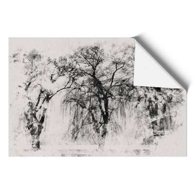 Three Trees at Winter Watercolour - Frameless Print