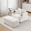 Canapé simple avec repose-pieds Corduroy-14414080