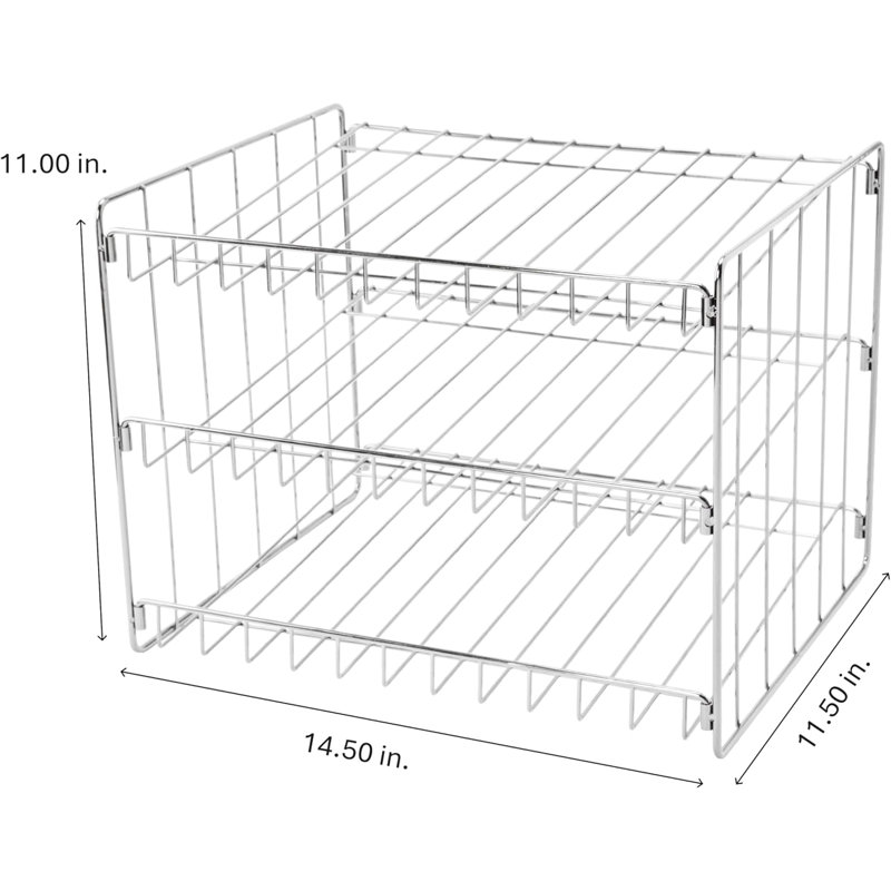 3-Tier Can Storage Rack, Chrome