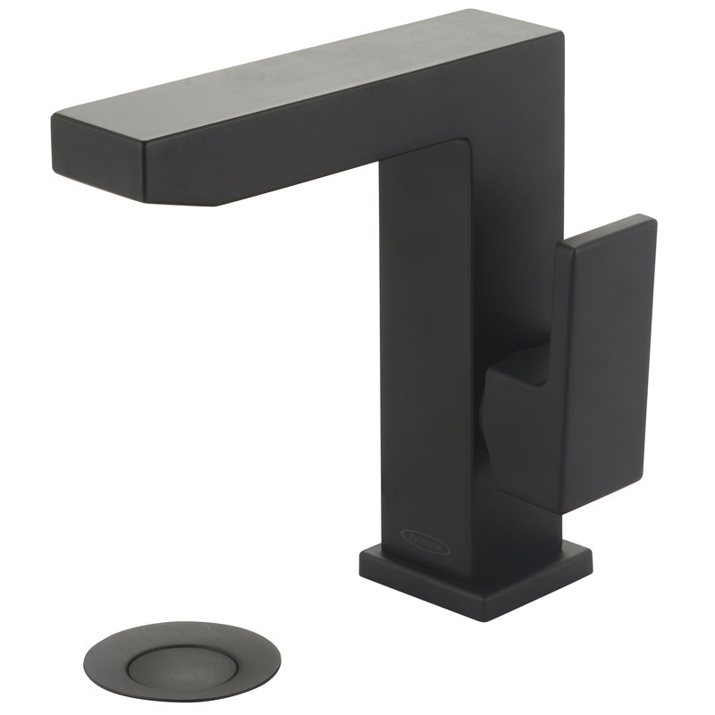 Robinet de salle de bain à fixation sur comptoir Mod, Noir mat